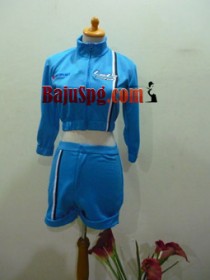 Seragam SPG Suzuki lets biru front Seragam SPG Suzuki lets biru front