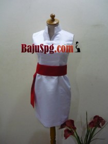 Seragam spg ratuboga Fermipan putih front Seragam spg ratuboga Fermipan putih front
