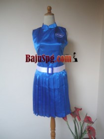 Baju Seragam SPG Intel Biru front Baju Seragam SPG Intel Biru front