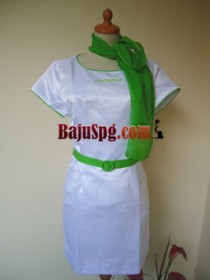 Baju Seragam SPG Putih Oppo front Baju Seragam SPG Putih Oppo front