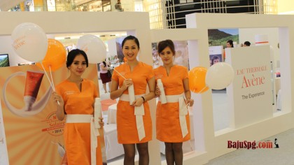 Baju Seragam SPG Avene launching produk skin care Baju Seragam SPG Avene launching produk skin care