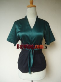 Baju Seragam Hitam SPG Mandiva front Baju Seragam Hitam SPG Mandiva front