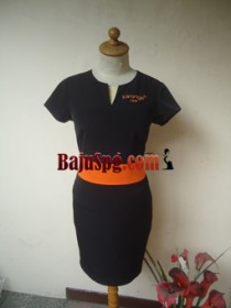 Baju Seragam SPG Sarange front Baju Seragam SPG Sarange front