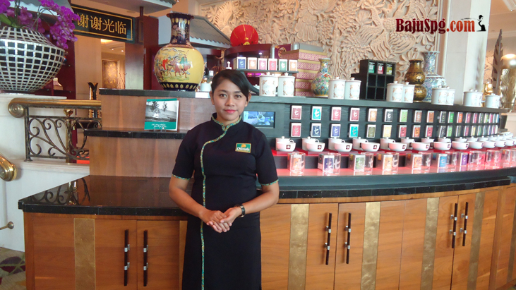 Baju Seragam SPG Promosi Dilmah Moon Cake Shangri-La Hotel