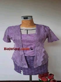 Baju Spg Kebaya Ungu